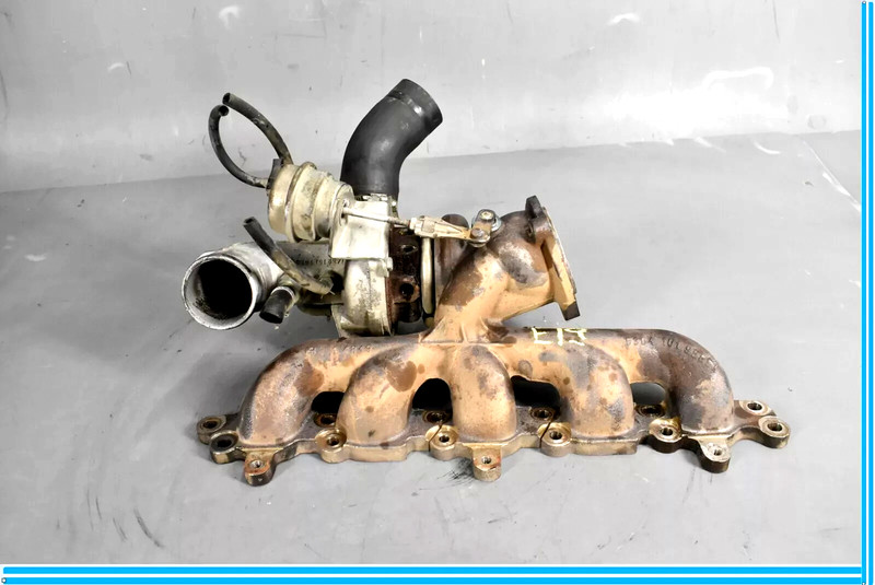 06-10 Volvo C70 Convertible Turbo Turbocharger W/ Exhaust Manifold 30757112 OEM