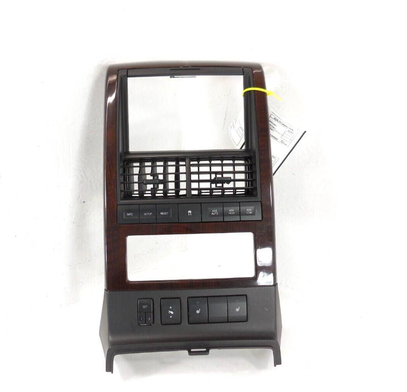2008 08 Ford Explorer Center Dashboard Radio Trim Surround W/ Air Vents OEM