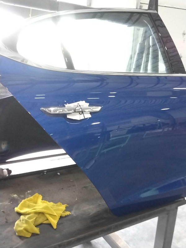 2021 Genesis G70 Rear Right Door Blue 699811 26000 Miles Used OEM Part