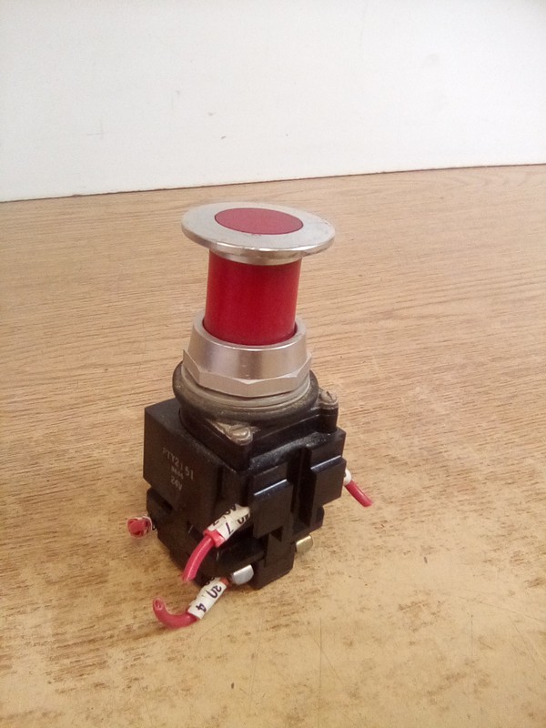 Honeywell Micro Switch PTY2151 Pushbutton W/ PTCB