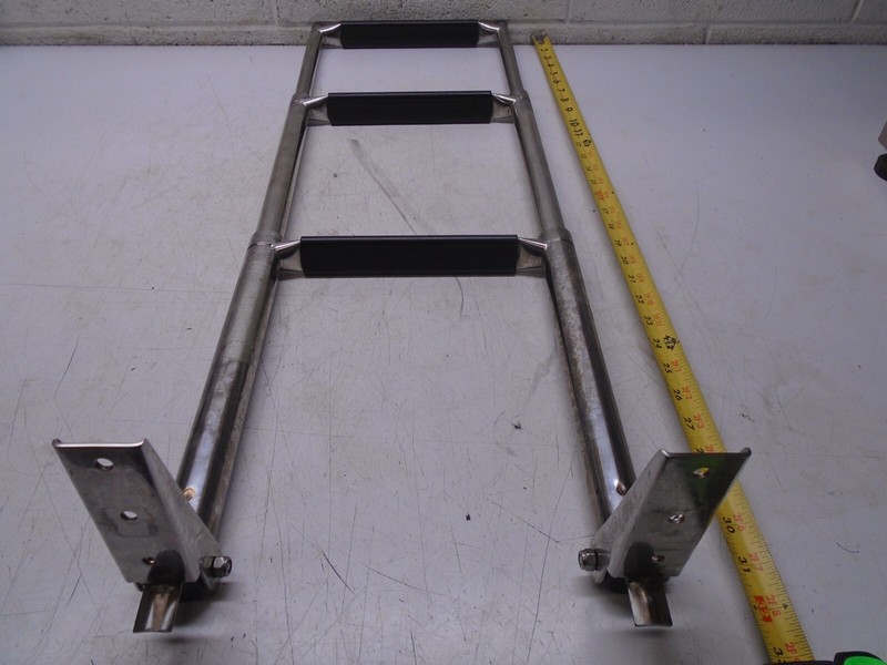 M1 Step Swim Ladder Stainless Telescoping 32 inches deep Extended 11 in wide