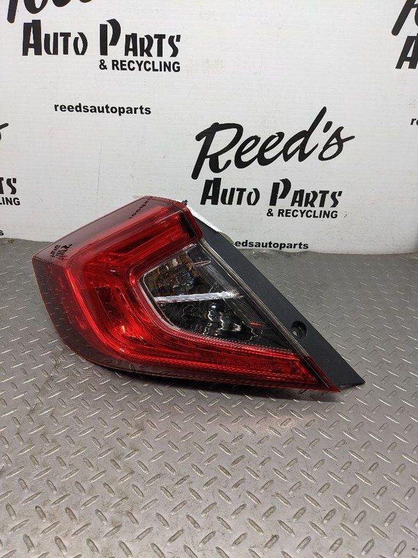 Driver Left Tail Light Sedan Quarter Mounted Fits 16-19 CIVIC 1057650