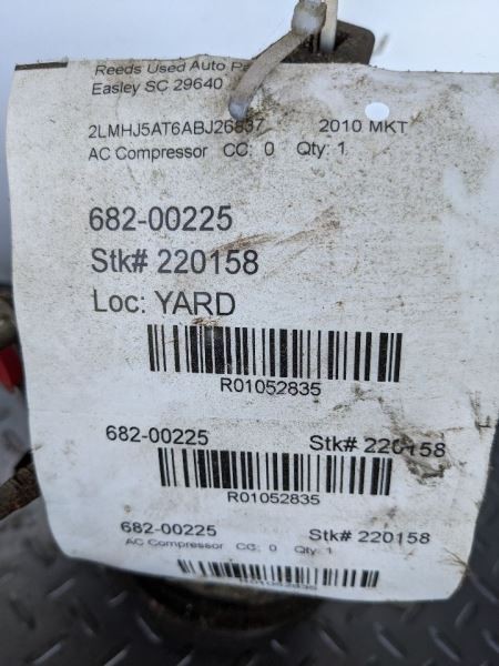 AC Compressor Fits 08-12 TAURUS 1052835