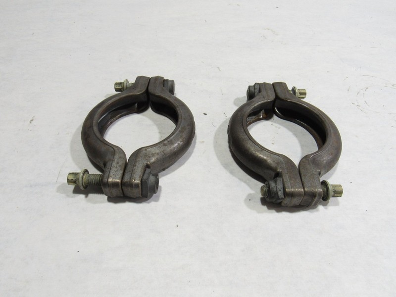18-21 Mercedes GLC63 X253 2018 Exhaust Clamp Bracket Mount Support Set 2 PCS :Y