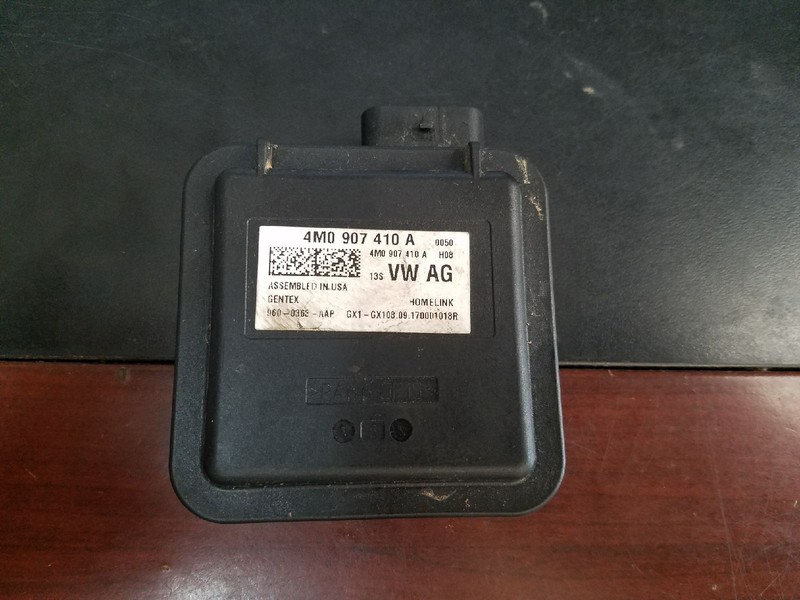 2017 AUDI Q7 HOMELINK GARAGE DOOR OPENER CONTROL MODULE UNIT OEM4M0907410A