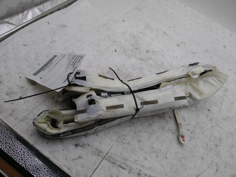 2015 Volkswagen Passat Right Curtain Air Bag OEM Used 87K Miles White 533266