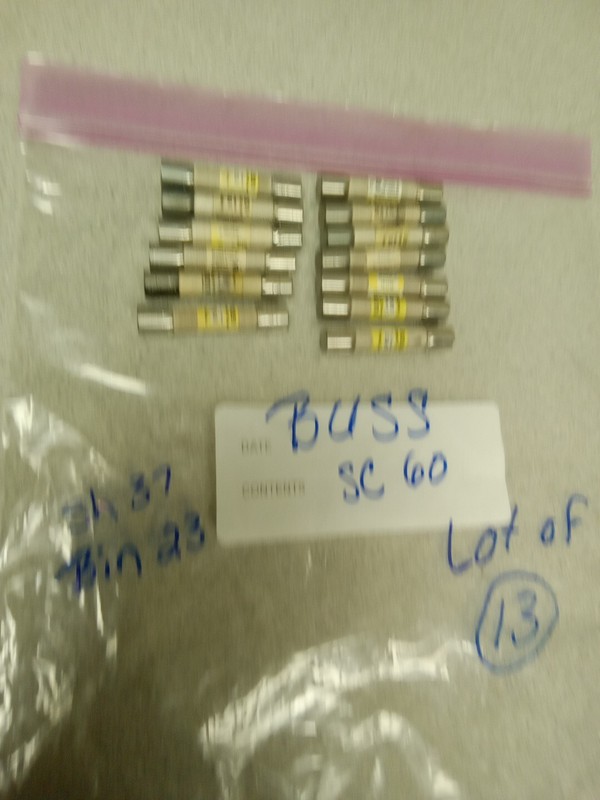 BUSS SC 60 Current Limiting 480vac 400vdc LOT OF 13