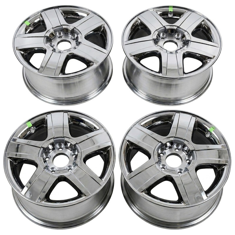OEM SET of 4 Rims 06-07 FreeStar Chrome Clad Aluminum Wheel 16" Rim 6F2Z1007K