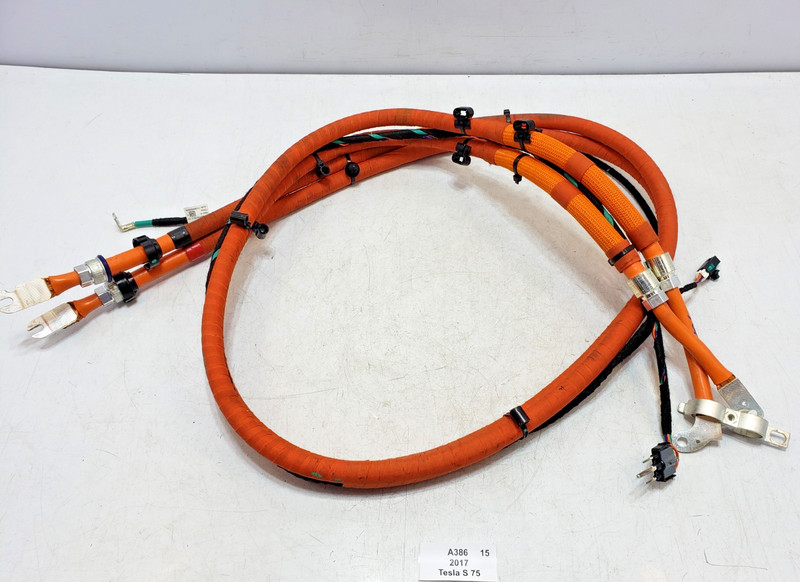 ✅ 2012-2020 OEM Tesla Model S High Voltage Charge Port Wiring Harness Inlet