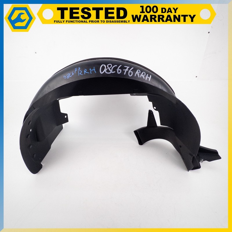 05-13 CHEVROLET CORVETTE C6 REAR RIGHT SPLASH SHIELD INNER FENDER LINER BASE OEM