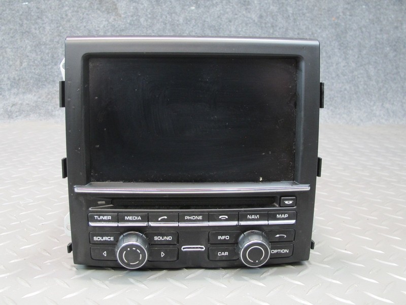 2014 PORSCHE CAYENNE 958 CD RADIO RECEIVER NAVI DISPLAY SCREEN MONITOR