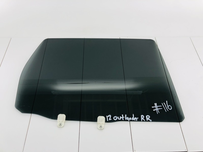 07-13 MITSUBISHI OUTLANDER REAR RIGHT SIDE DOOR WINDOW GLASS OEM #116