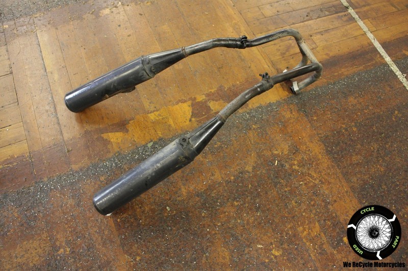 02 KAWASAKI EX 250 F NINJA EXHAUST SYSTEM HEADERS MUFFLERS OEM 02 EX250