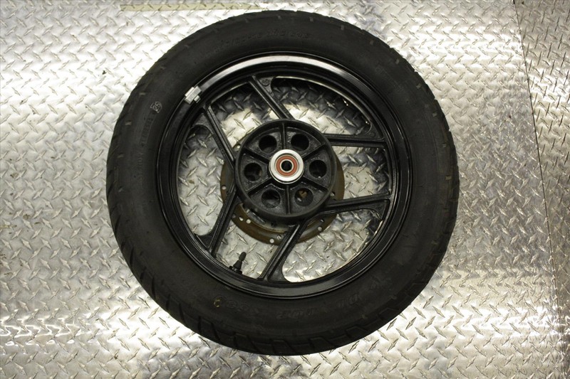 2007 KAWASAKI EX 250 NINJA REAR WHEEL RIM TIRE W/ BRAKE ROTOR DISC 250R EX250 07