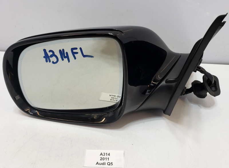 ✅ 2009-2015 OEM Audi Q5 SQ5 Left Driver Exterior Side Mirror Black NOTE*