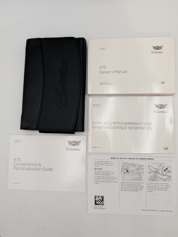 2017 Cadillac Xts Owners Manual Set With Case Free Shipping