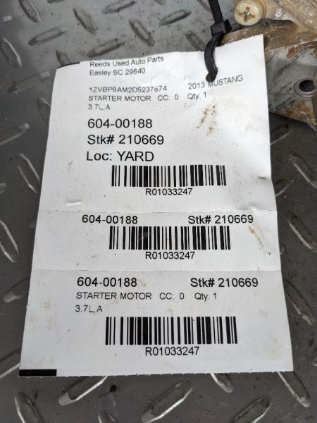Starter Motor Turbo Fits 11-14 FORD F150 PICKUP 1033247