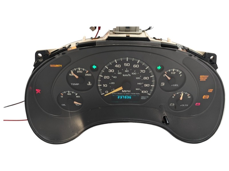 00-05 Chevy S-10 Blazer GMC Jimmy Speedometer Instrument Cluster Gauges 16267265