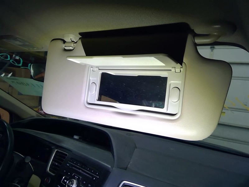 Passenger Sun Visor Without Illumination Fits 12-15 CIVIC 1764425