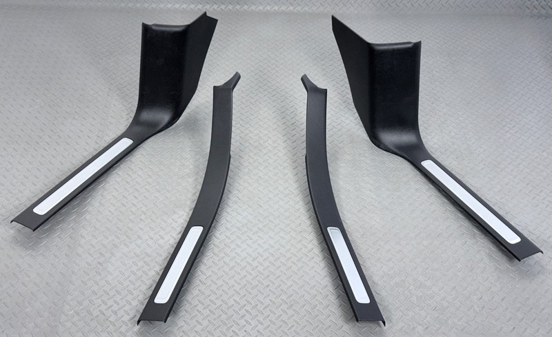 ✅ 19-26 RAM 1500 5th LIMITED OEM SCUFF PLATE SET Black FRONT REAR DOOR TRIM SILL