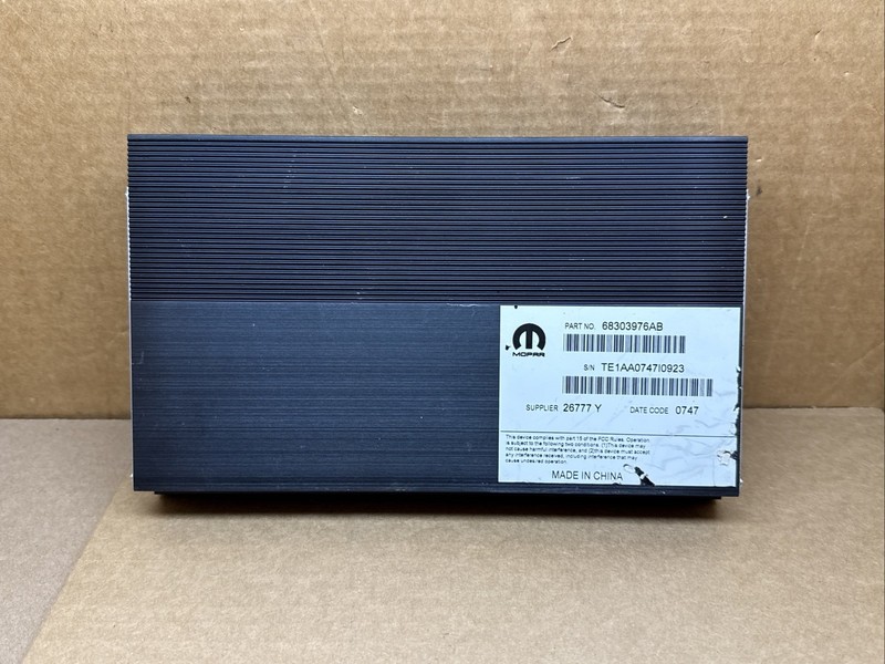2017-2021 Charger Challenger Chrysler 300 Audio Amplifier Amp OEM 68303976AB