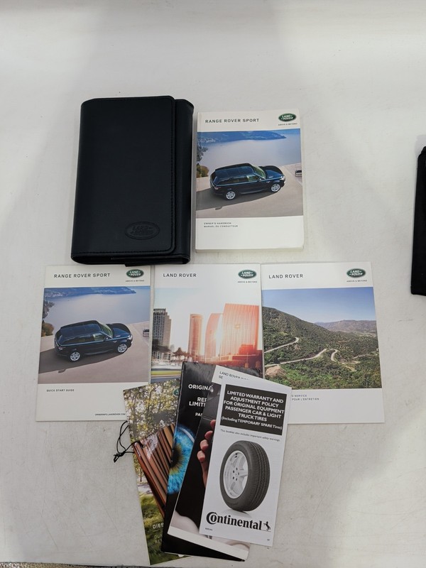 2017 RANGE ROVER SPORT OWNERS MANUAL SE HSE SUPERCHARGED