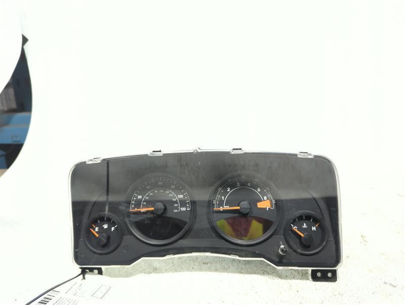 Used Speedometer Gauge fits: 2014 Jeep Compass cluster MPH 120 MPH w/message cen