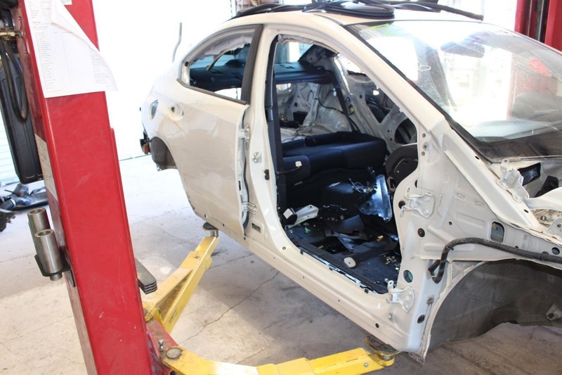 Front Section of Passenger Right Side Rocker and Post Cut Fits 15-21 WRX