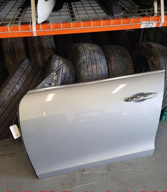 Used Oem Maserati Left Driver Front Door for 2014-2019 Ghibli Base 3.0L RWD