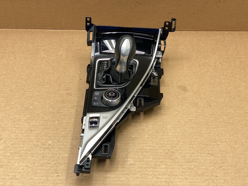 2014-2015 INFINITI Q50 CENTER CONSOLE CUP HOLDER SHIFTER KNOB PANEL OEM LOT782