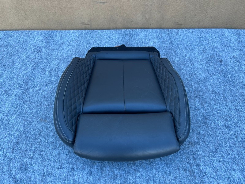 INFINITI Q50 RED SPORT 18-24 OEM FRONT RIGHT PASSENGER LOWER SEAT SKIN (BLACK)