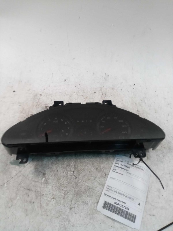 2013 Chevrolet Traverse Speedometer Gauge OEM Silver Used 146K MPH 337896 09-13