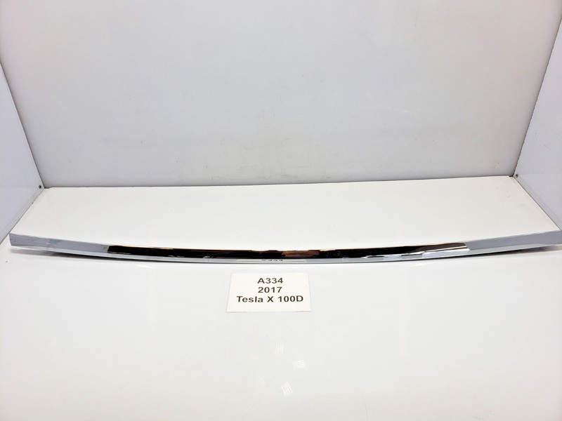 ✅ 2016-2020 OEM Tesla Model X Rear Right Passenger Upper Window Molding Chrome