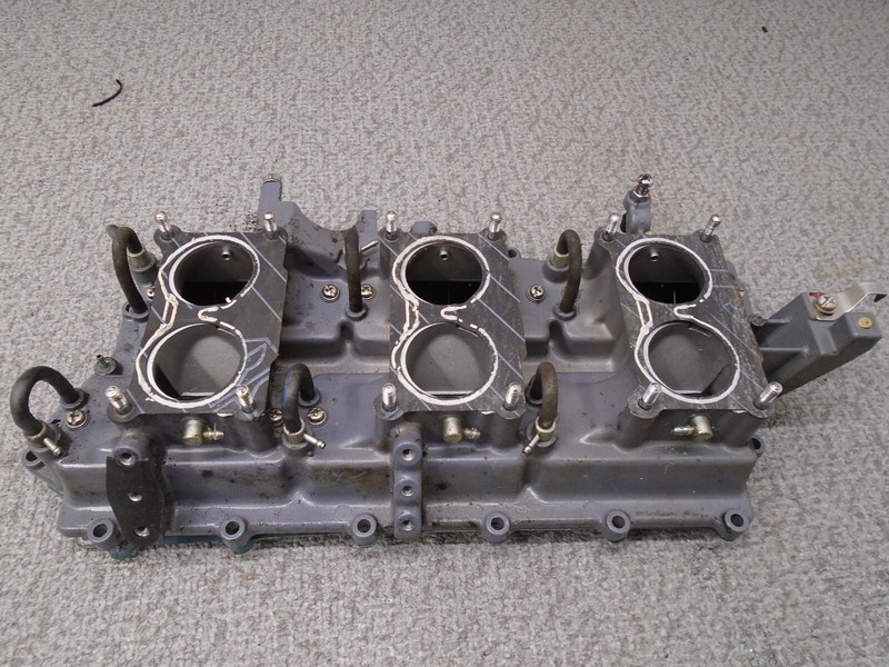 INTAKE MANIFOLD 1 & REEDS 6G5-13641-11-1S YAMAHA OUTBOARD 2000-2009 150 HP MOTOR