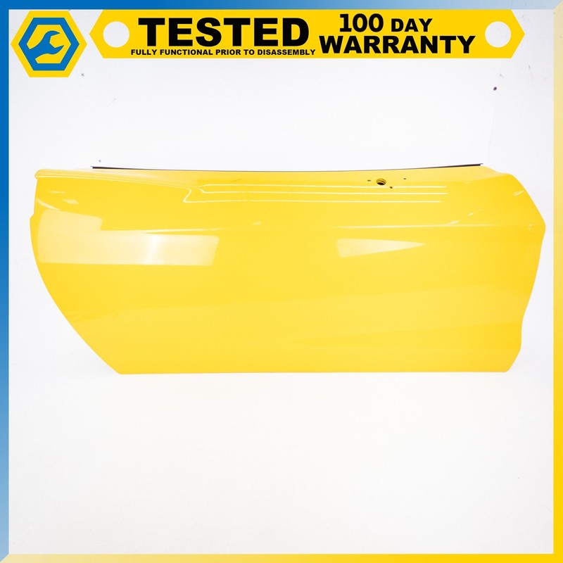 05-13 CHEVROLET CORVETTE C6 FRONT RIGHT SIDE DOOR SHELL FRAME YELLOW OEM