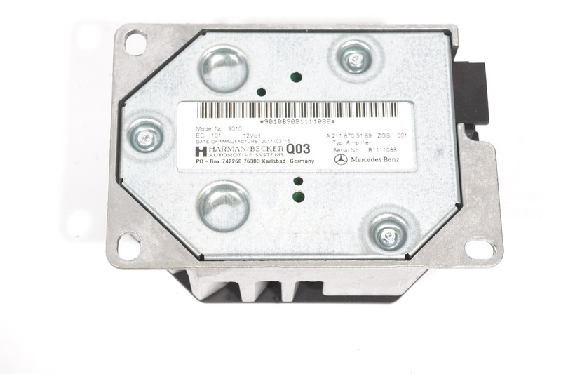 2010 - 2013 Mercedes Benz E350 W212 Harman Becker Subwoofer Amplifier Amp OEM