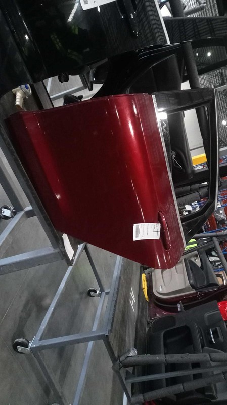 2015 Chrysler 200 Left Rear Door Red OEM Used 121K Mileage NJ25-17321-434431