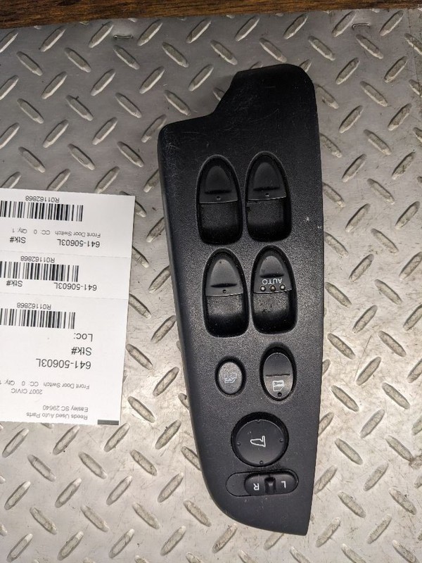 Driver Front Door Switch Driver's Sedan Window Master Fits 06-11 CIVIC 1162868