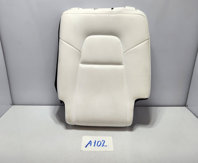 ✅ 20-23 OEM Tesla Model Y Rear Left Driver Side Seat Upper Cushion Leather White