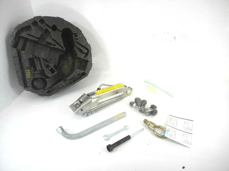 14 Audi A5 Emergency Spare Tire Jack & Tool Kit W/ Foam Housing OEM