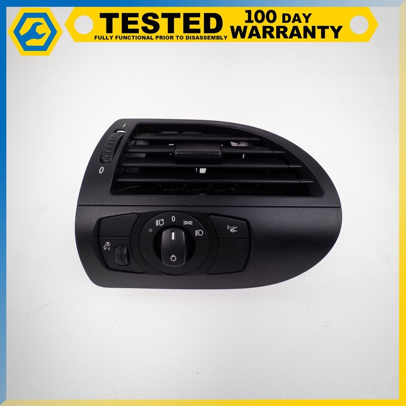 06-10 BMW M6 DASHBOARD DASH AC A/C AIR VENT LEFT TRIM W/ SWITCH OEM