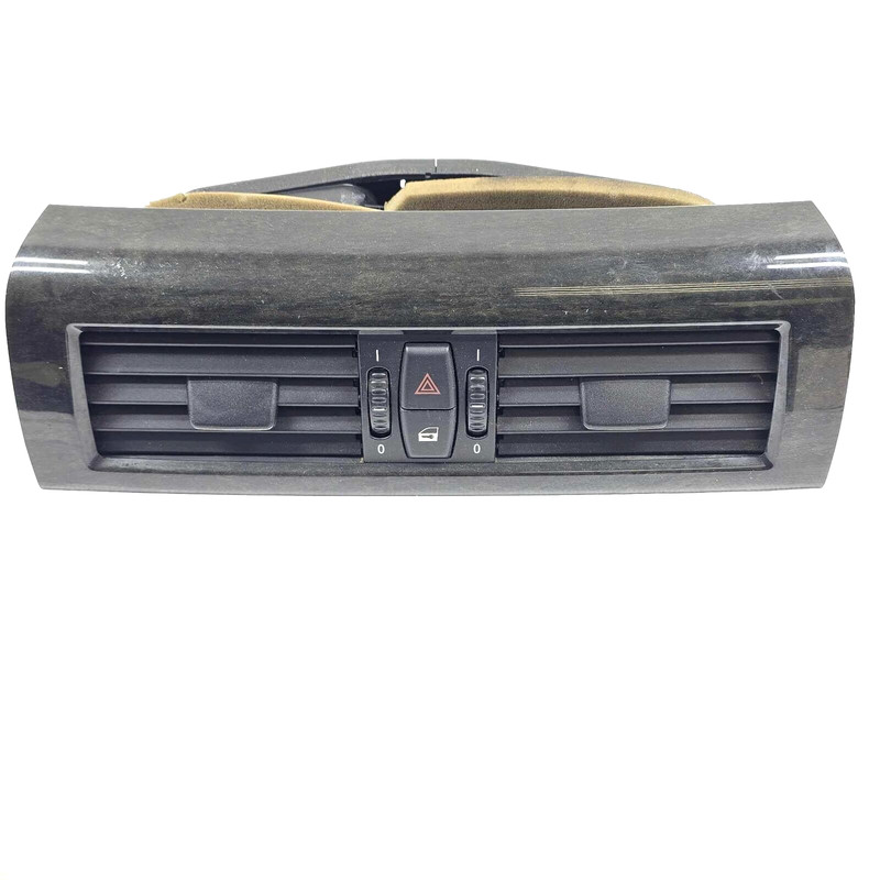 2005 BMW 645i Front Center Dash A/C Air Vent Trim Hazard Switch 64227009275