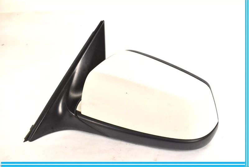 09-12 BMW F02 740Li 750Li Left Driver Side Rear View Door Mirror White OEM