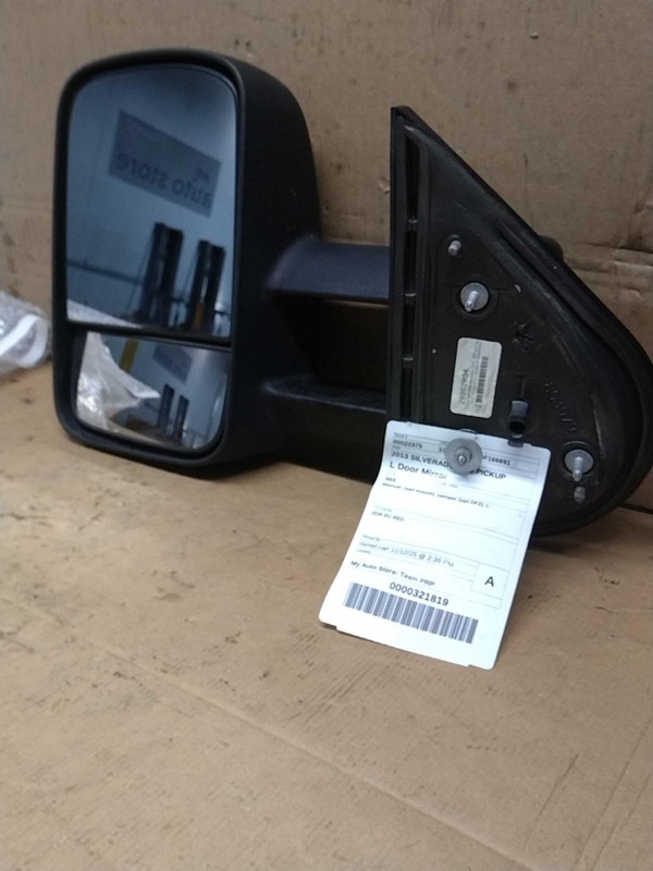 2013 Chevrolet Silverado 3500 Left Door Mirror Assembly Red 597743 Used
