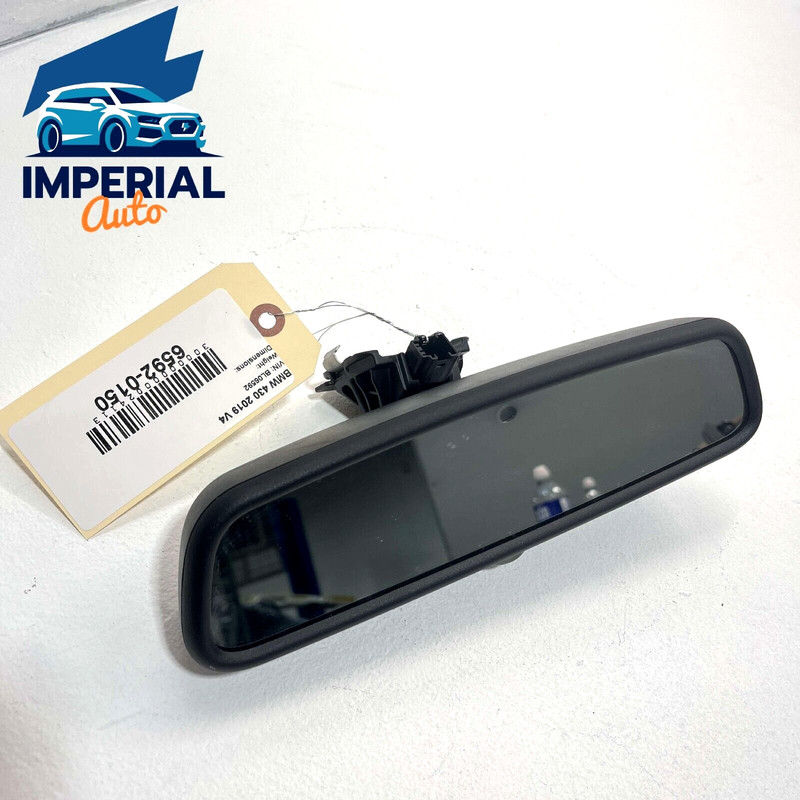2014-2020 BMW 4 SERIES 430I 440I WINDSHIELD INTERIOR INSIDE REAR VIEW MIRROR OEM