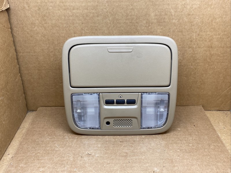 2005-2010 Honda Odyssey Over Head Overhead Console Homelink Tan Ivory