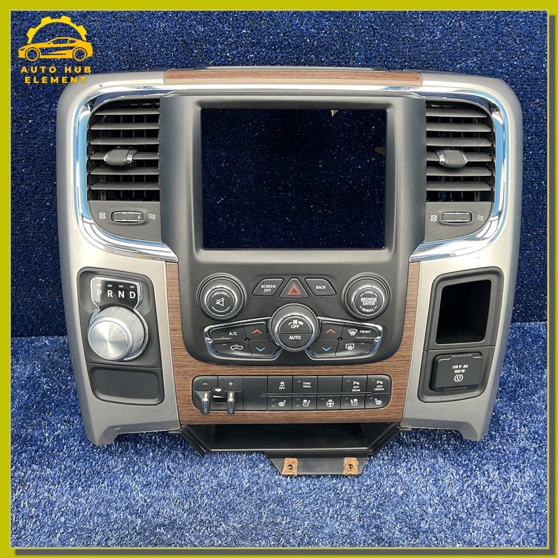 2013-2017 RAM 1500 Center Dash AC Climate Control Radio Bezel Panel OEM