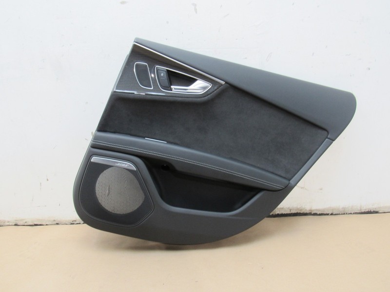 Audi RS7 C7 2016 Rear Right Door Cover Trim Panel Carbon Alcantara 12-18 ;