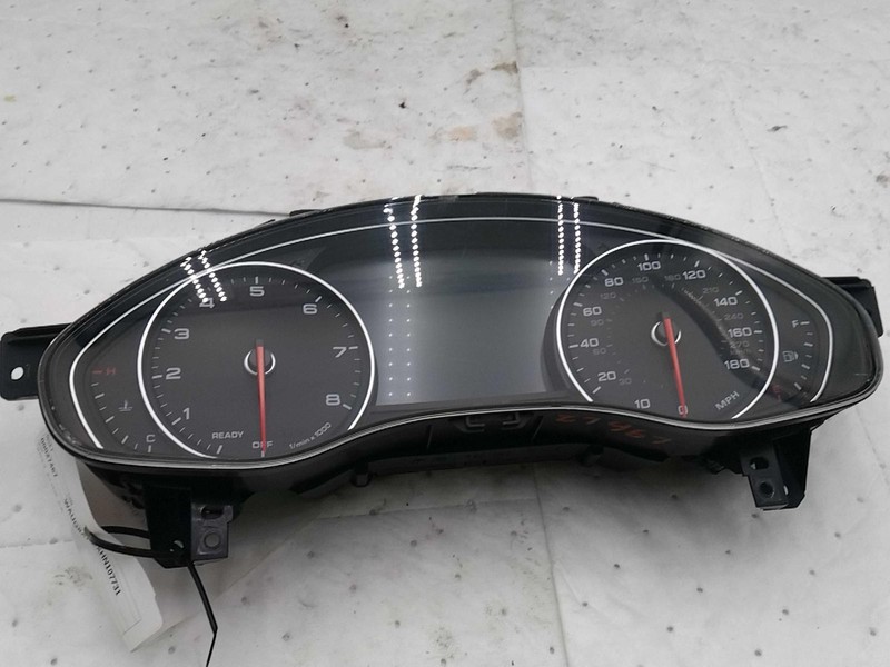 2017 Audi A6 Speedometer Gauge OEM White 106K Miles NJ25-27467-699789