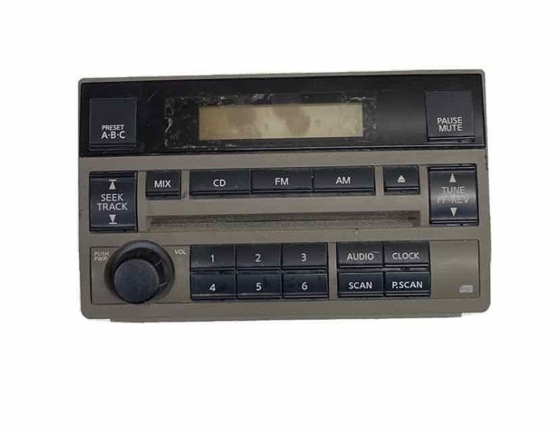 05 06 NISSAN ALTIMA RADIO RECEIVER AM FM STEREO SINGLE CD ASSY OEM 28185ZB10C